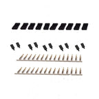5/10 Pairs Jr Futaba Servo Receiver Connector Plug with Lock and Male Female Gold Plated Terminals Crimp Pin Kit for RC Battery