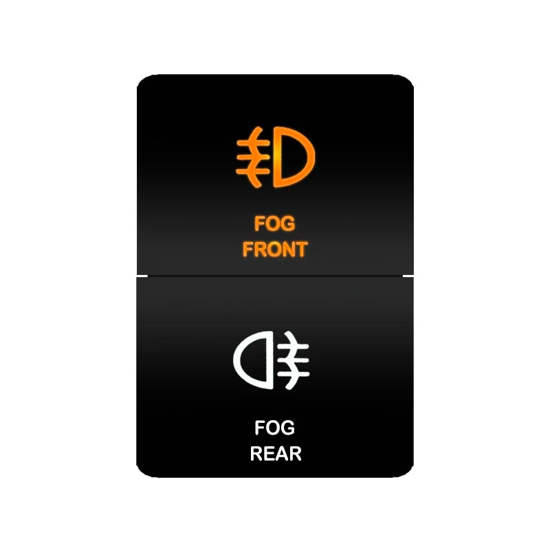 Car Push Switch Dual ON OFF Button Led Bar Roof Lights Fog Spot Driving Lights Button For Toyota 4Runner Hilux RAV4 Prado Camry