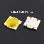 10Pcs/Lot Touch Tact Waterproof Switch Kit 4x4/5x5/4.5x4.5 SMT Micro Tactile Push Button Touch Switch 4 Pin LCD Monitor Repair ﻿