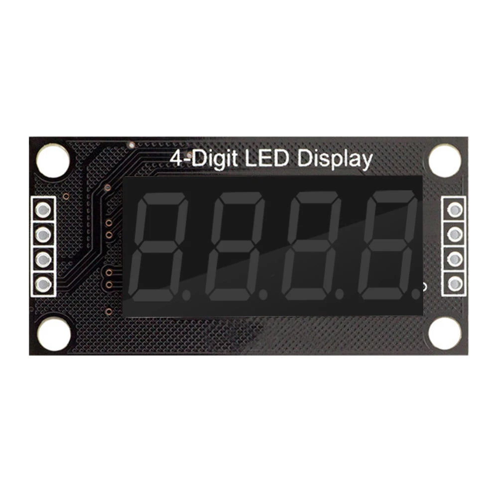 TM1637 LED Display Module 4 Digit 7 Segment 0.36 inch Time Clock Indicator Tube Module Red Blue Green Yellow White for Arduino