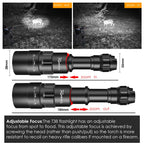 UniqueFire 1605 T38/50/67/75 IR850NM 940NM LED Infrared FlashLight Dimmer Switch illuminator USB Rechargeable Torch Night Vision