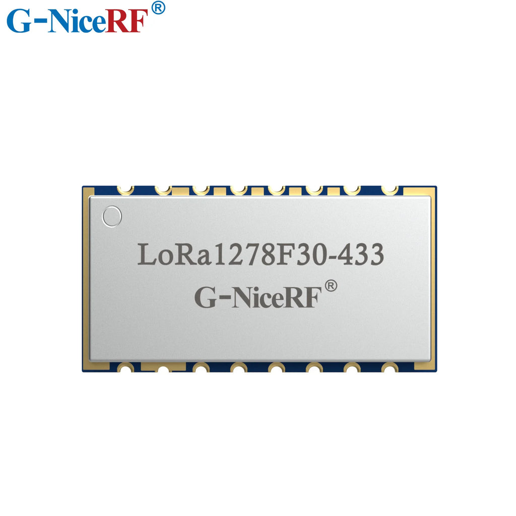 G-NiceRF | 2PCS LoRa1278F30 1W High Power 433MHz/470 MHz SX1278 6-8 KM Long Distance RF Wireless LoRa Module SPI Interface