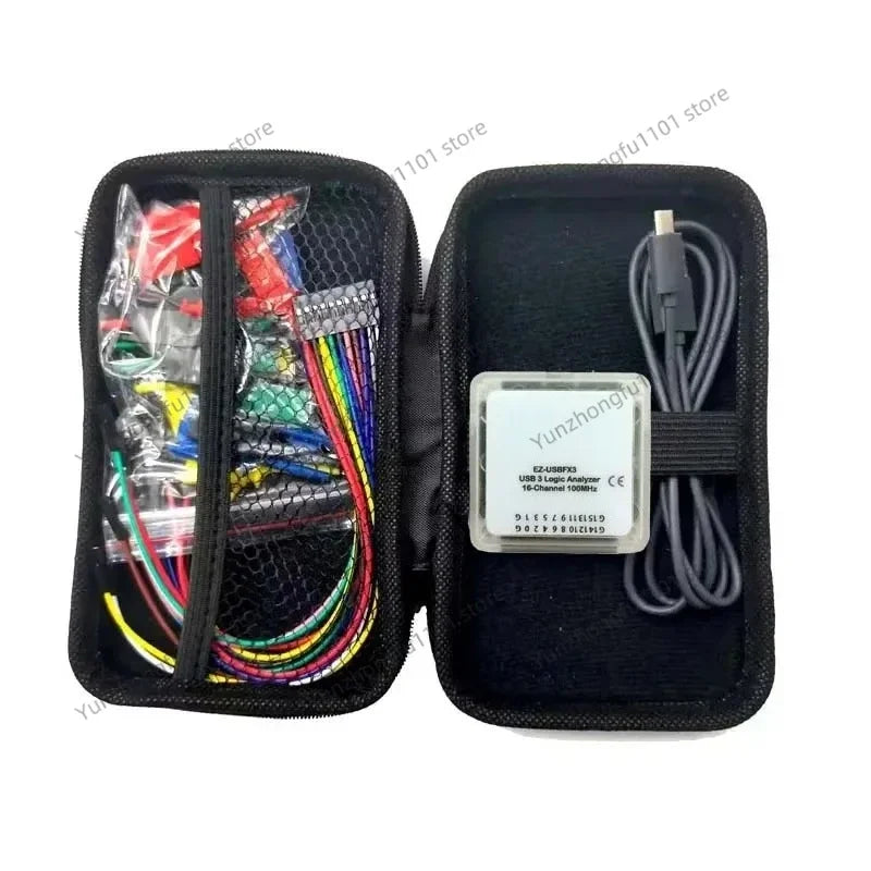 for Neuer FX3 USB3.0 Mini Type-C USB 100 MHz 16 Channel Logic Analyzer for Sigrok PulseView compatible with electronics