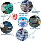 Solder Wire Desoldering Braid Welding Solder Remover Wick Wire Lead Cord Flux BGA Repair Tool