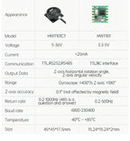 HWT101CT Z-Axis Crystal Inclinometer, MEMS Tilt Angle Sensor , Built-in Highly-Integrated Crystal Gyroscope