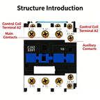 220V AC contactor CJX2-3201 32A contact relay 380V