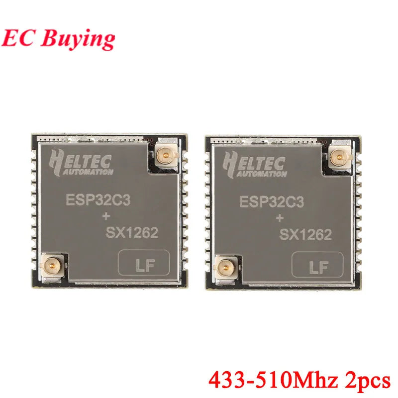 5Pcs/1pc HT-CT62 ESP32C3 SX1262 Bluetooth-compatible BLE LoRa LoRaWAN Node WiFi Wireless Module 433-510MHz 863-928MHz Antenna