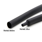 1M 3:1 Heat Shrink Tube With Double Wall Glue Diameter 1.6mm ~ 50mm DIY Wire Cable Connector Repair Waterproof Insulation Sleeve
