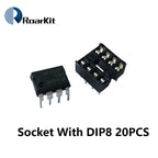 10/20/30PCS New NE555 NE555P NE555N 555 Timers DIP-8 8 Pin DIP Sockets /SOP-8 SMD NE555DR IC