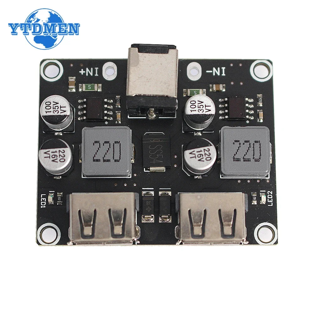 USB QC3.0 QC2.0 DC-DC Buck Converter Charging Step-Down Module 6-32V 9V 12V 24V To Fast Quick Charger Circuit Board