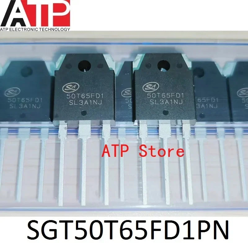 10PCS/LOT 100% New Original SGT50T65FD1PN 50T65FD1 50T65 TO-3P 50N65 Transistors IGBT 50A 650V TO-247