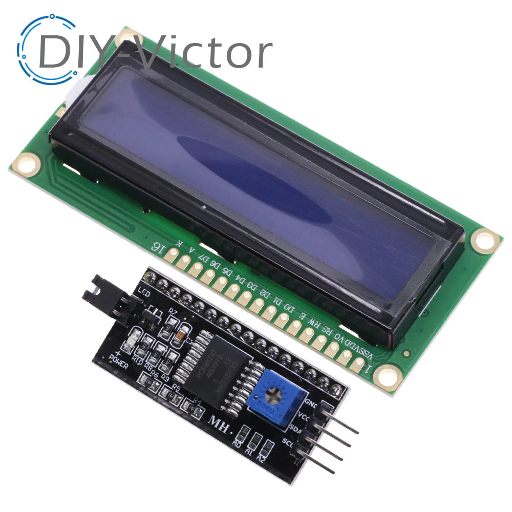 1602 16x2 HD44780 For Arduino Character LCD /w IIC/I2C Serial Interface Adapter Module