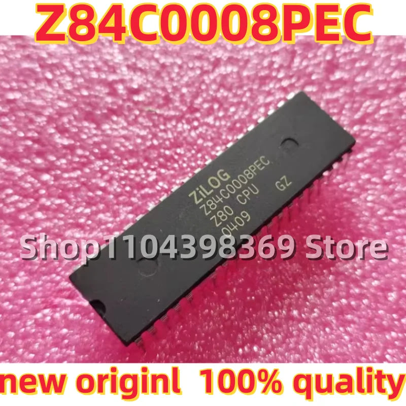 2-5PCS Z84C0008PEC Z80 CPU DIP-40 Package Microcontroller Chip