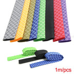 1m/pcs Anti-slip Fishing Rod Heat Shrink Tube Wrap ID15/18/20/22/25/28/30/35/40/45mm Non Skid Bicycle Handle Bar Grip Cover Case