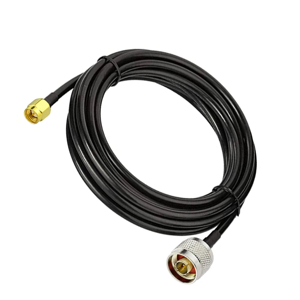 N Type To SMA RPSMA Male Female Connector Crimp for RG58 Coax Extension Jumper Pigtail Cable L16 N To SMA Fast Delivery Brass RF
