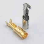 20/50sets 4.0mm Bullet Connectors Kit, Male & Female Spade Plug with Insulated Sleeve, Cold Press Crimp Wiring Terminal