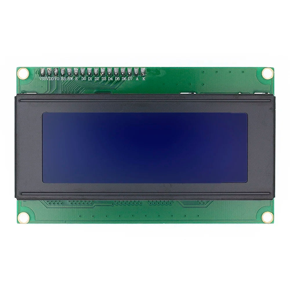 LCD2004+I2C Display Module 2004 20x4 2004A Blue Green Screen Character LCD IIC Serial Interface Adapter Module for Arduino