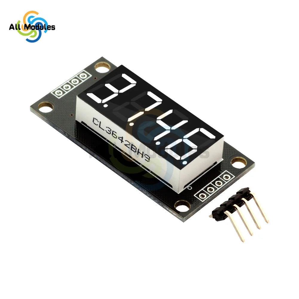 TM1637 0.36" 0.36 Inch 7 Segments Digital Display Tube 4-Digit LED  Module Board For Arduino Red Green Blue Yellow White