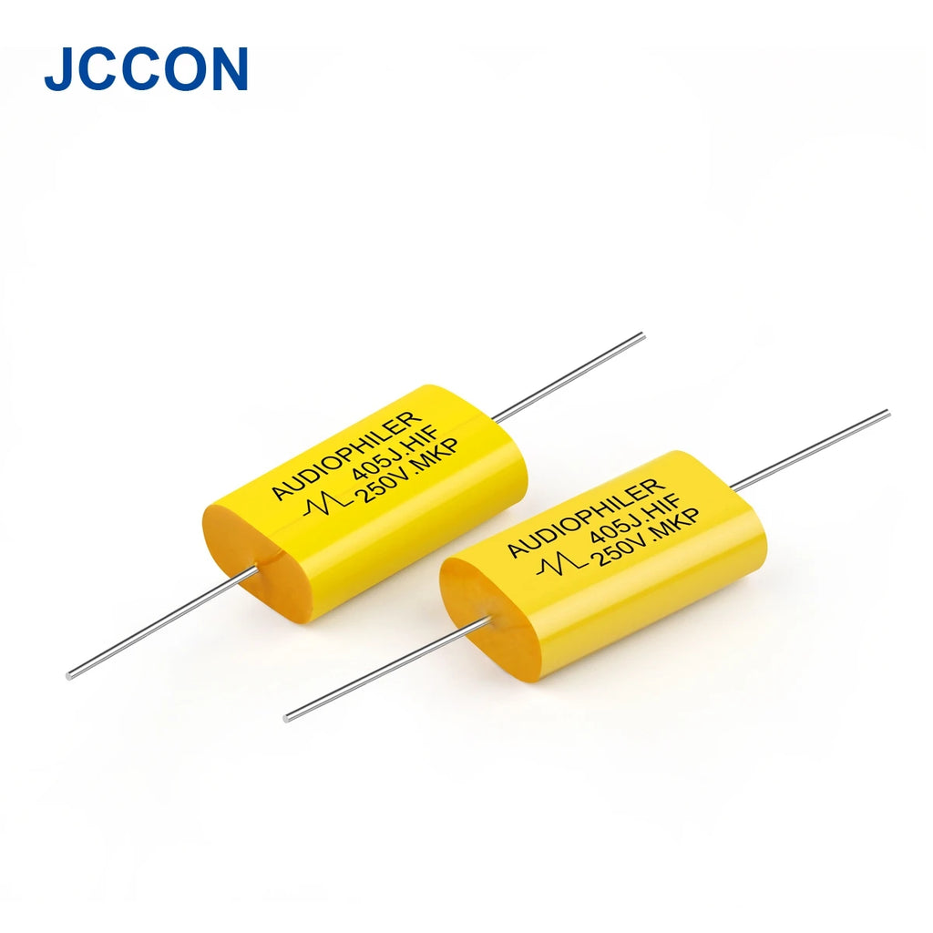 2Pcs 250V MKP Capacitor Audiophiler HIFI Fever Audio Metal Film Coupling Frequency Dividing 1UF 1.5UF 1.8UF 2.2UF 2.7UF 3.3UF