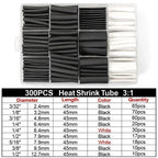 DIY Repair Heat Shrink Tube Assortment 3:1&4:1 Dual Wall Adhesive Flame Retardant Insulator For All Kinds Electrical Wire Cable