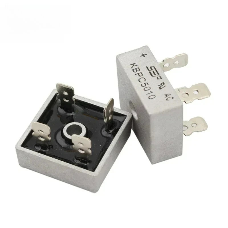 BoardCore Rectifier 5PCS KBPC5010 KBPC 5010 50A 1000V Diode Bridge Rectifiers Diodes 50A 1000V Power Rectifier Diode Electronic