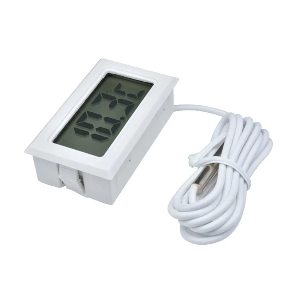 Mini LCD Car Digital Thermometer Hygrometer Temperature Indoor Outdoor Temperature Sensor Humidity Meter Gauge Instruments