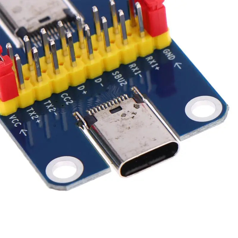 2026 NEW 1PCS Type C Male To Female USB 3.1 Test PCB Board Adapter 2.54mm Connector Socket Cable Data Transfer Test Wire Board