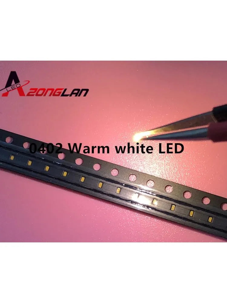 0402 SMD LED 500/1000/4000pcs Diode Full Colors Assorted Kit Super Bright 1005 SMD LED Chip for PCB DIY Electronic Projects