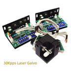 Laser Galvo Scanner 15/20/25/30/40Kpps X-Y Galvanometer Scanning for RGB Stage Light / Engraving / 3D Printing