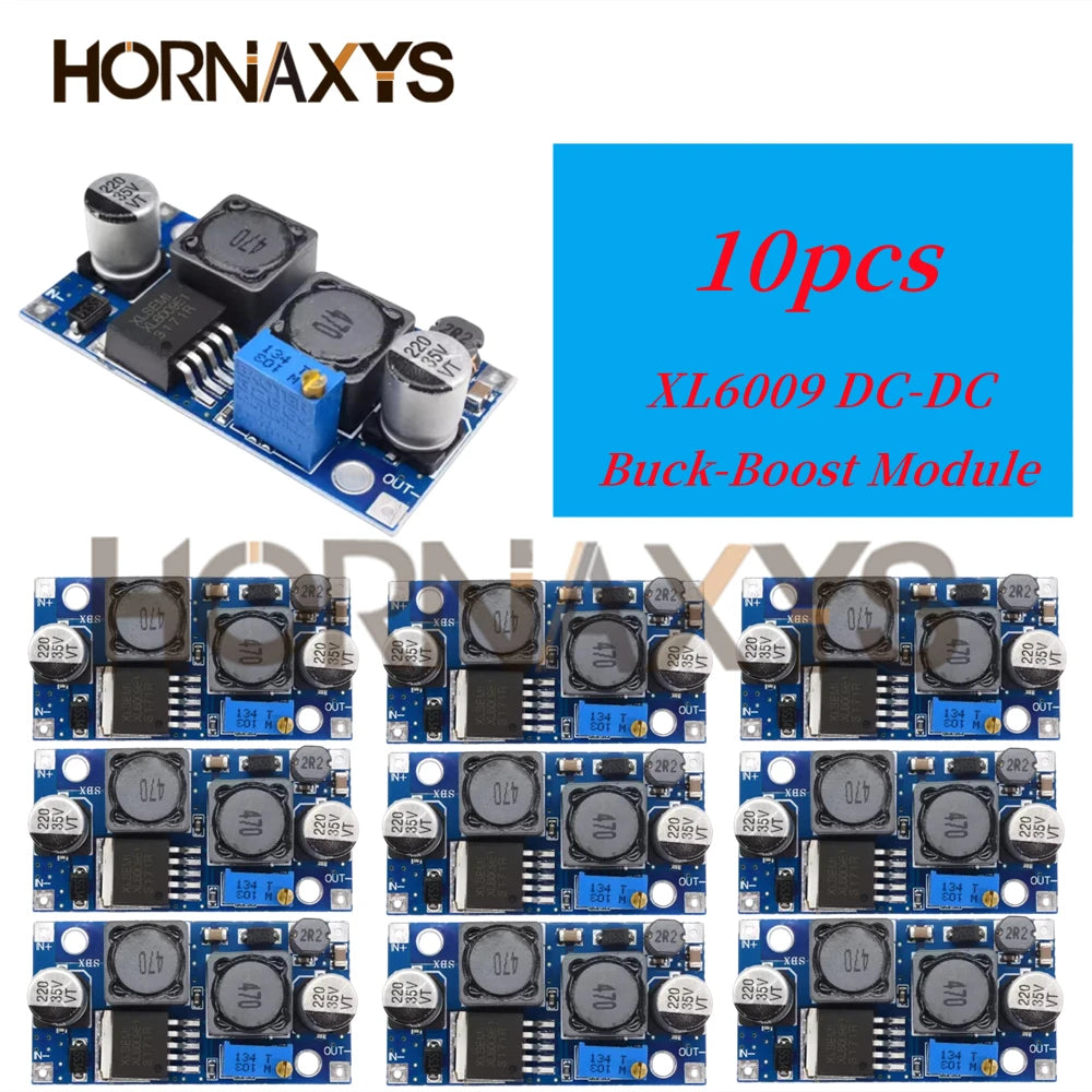 10pcs/5pcs XL6009 Boost Buck DC-DC adjustable step up down Converter XL6009 Module Solar Voltage