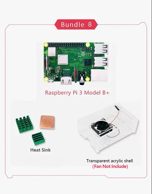 Original Raspberry Pi 3 Model B /3B+ Plus BCM2837 1.2G ,Raspberry Pi 3 B+ with 2.4G & 5G WIFI 4.2 Bluetooth and PoE