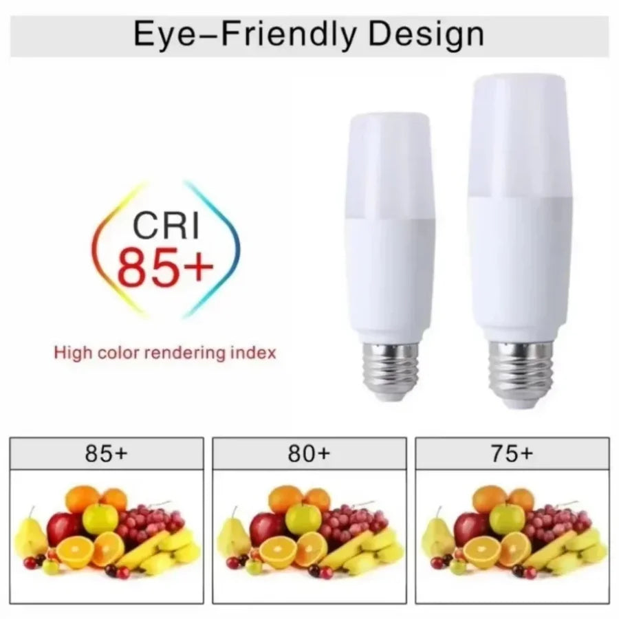 10~1PCS E27 Light Bulb 3-year Warranty 20W 10W White Light LED Cylindrical Corn Bulb AC 220V LED Lamp Home Decoration Chandelier