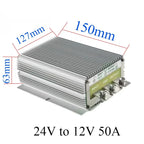 24V to 12V 3A -60A Reliable DC to DC Converter Step Down Voltage Regulator 24 Volt to 12 Volt Buck Supply Module for Cars Solar