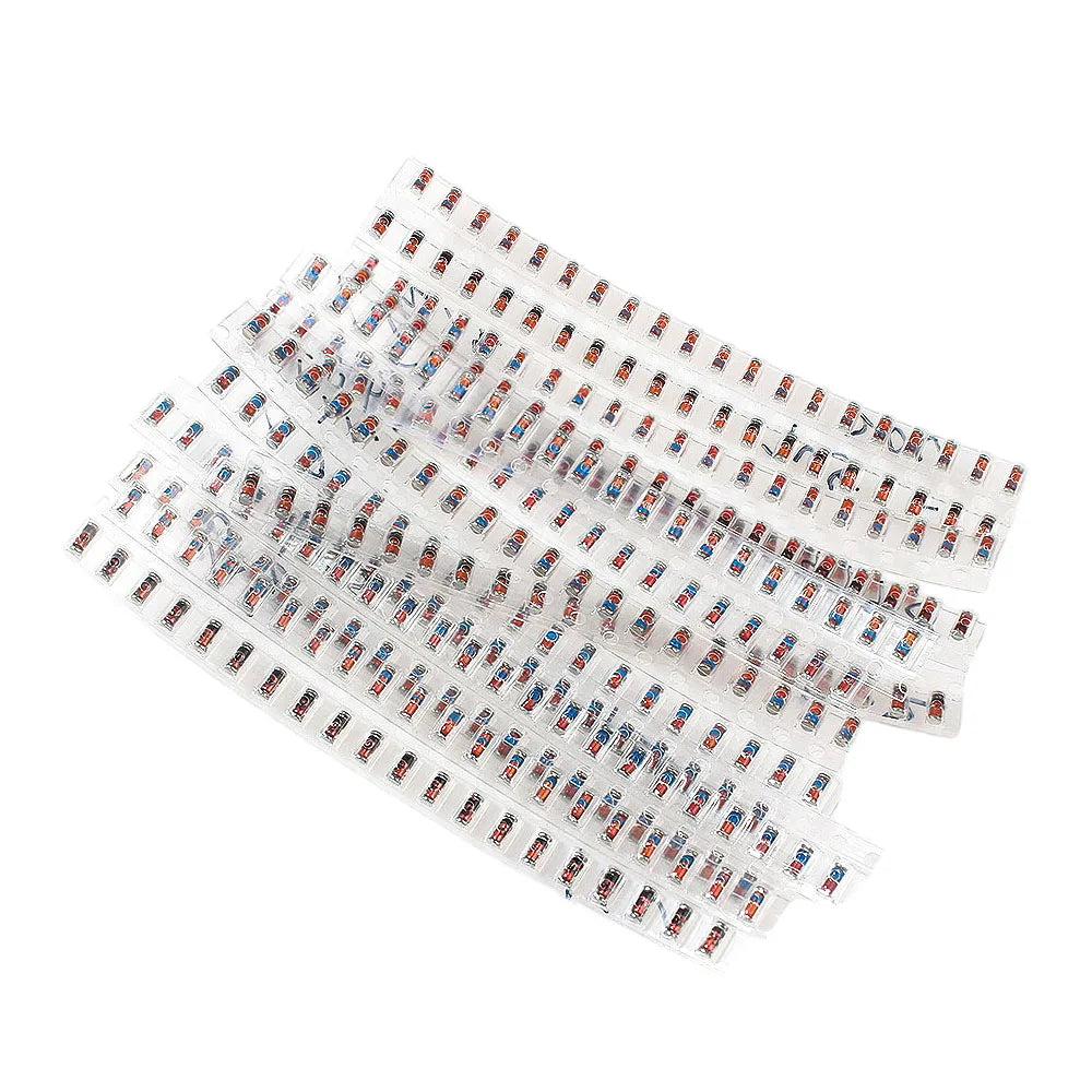 300PCS 1/2W LL34 SMD Zener Diode Kit 3V-24V/2V-39V for Circuit Protection DIY