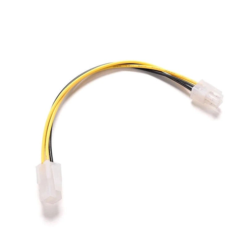 ATX 4pin Male to Female Power Supply Cable 4 Pin Motherboard CPU Power Supply Adapter Converter ATX Cable 12V
