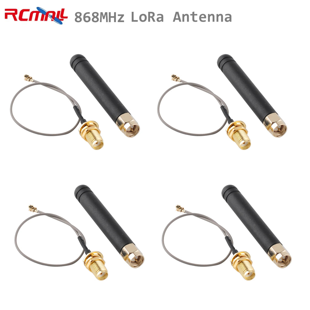 4PCS 868MHz 915MHz LoRa Antenna U.FL/I-PX to SMA Connector Antenna for Lora Board IOT Lora32u4 II Wifi Lora32 Lora Module