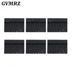 100PCS Dupont Plastic Shell Plug 2.54mm Single Row Dupont Connector 1P/2P/3P/4P/5P/6P/7P/8P/9P/10P Housing