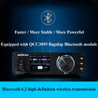 Lossless HIFI Audio Decoder 2pcs ES9038Q2M DAC DSD256 384KHz Lossless Decoding Music Player QCC3095 Bluetooth 6.2 AMANERO Module