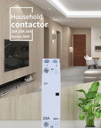 Modular Household Contactor 220V ICT 2P 16A 20A 25A 2NC 2NO 1NO 1NC 50/60Hz