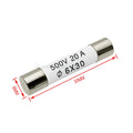 10PCS 5*25/6*25/6*30MM Ceramic Fuse 0.5A 1A 2A 3A 4A 5A 6A 8A 10A 13A 15A 16A 20A 25A 30A 250V 500V RO55 RO57 RO58 Fuse BS1362