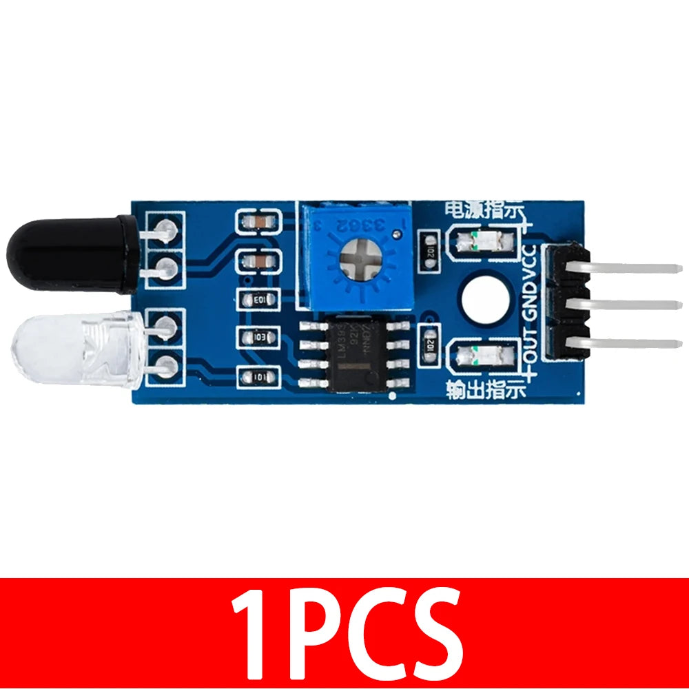 1PCS   IR Infrared Obstacle Avoidance Sensor Module for Arduino Smart Car Robot 3-wire Reflective Photoelectric New