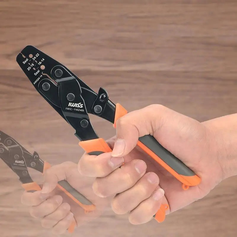 Non Insulated Open Barrel Terminal Crimp Tool Wire Crimper for Molex for Delphi