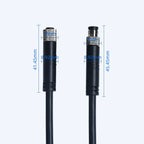 Waterproof M8 Male Female Aviation Plug Socket 3pin 4pin 5pin 6pin Straight Circular M8 Sensor Electrical Connector Power Cable