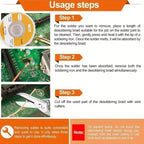 Welding Wires Desoldering Braid Solder Remover Wick Wire Repair Tool High Conductivity Flexible Copper Braided Wire Solder