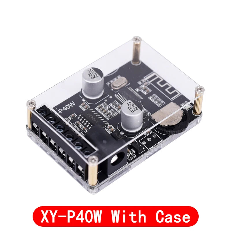 10W/15W/20W Stereo Bluetooth Power Amplifier Board 12V/24V High Power Digital Amplifier Module XY-P15W XY-P40W