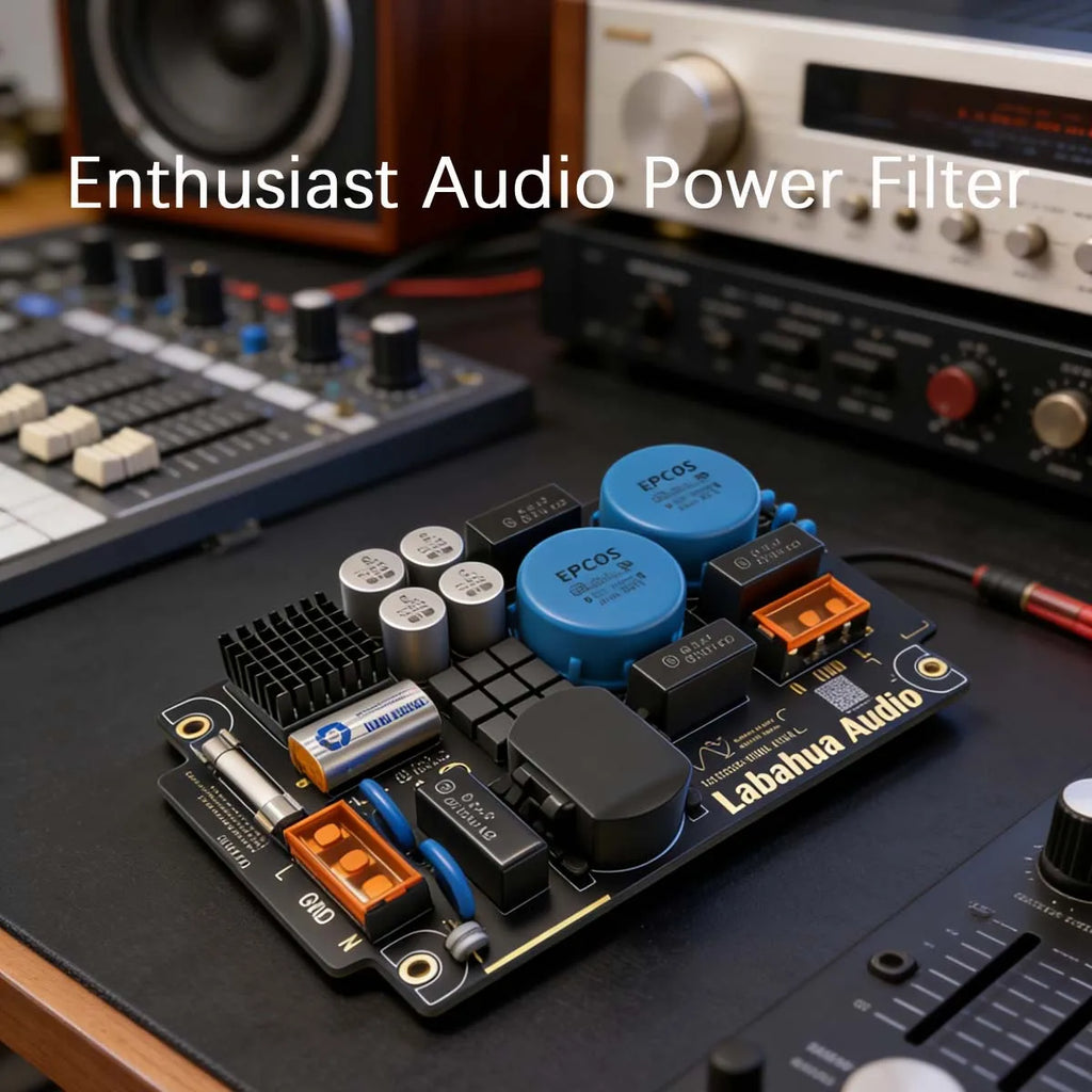 Audio Power EMI Filter Module Alternating Current Power Filter Anti-interference Anti-thunder Audio DIY