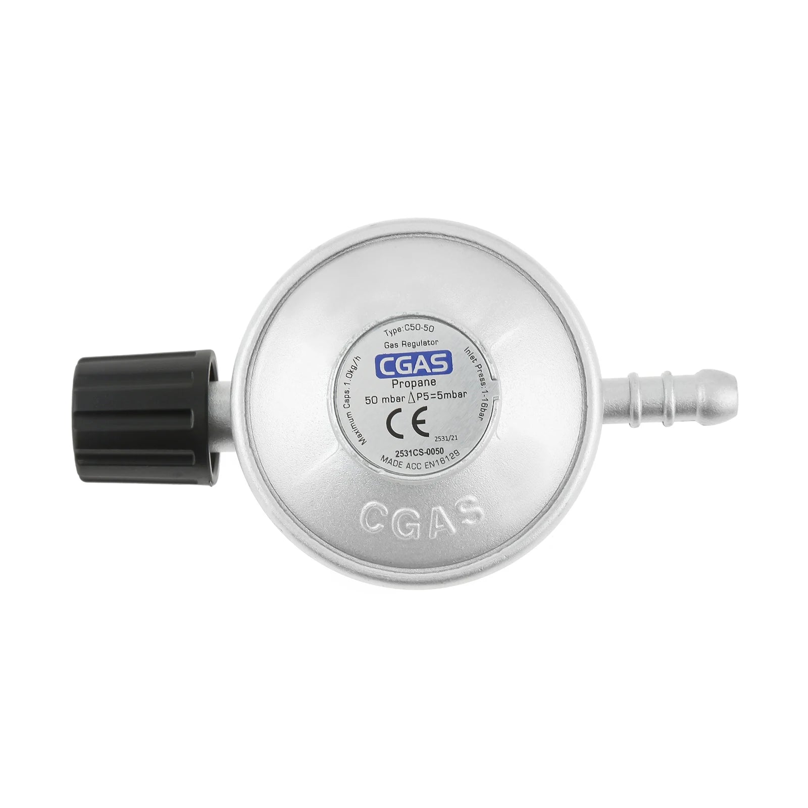 1pc 1LB Disposal Bottle Valve Adjustable Flow Low Pressure Propane Regulator 8mm Barb Hose Connection