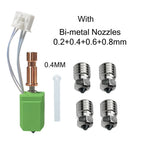 Full Metal Hotend For kobra s1 hotend upgraded 200k Thermistor 2.0 Version Hotend For Kobra S1/S1 Combo 0.2/0.25/0.4/0.6/0.8mm