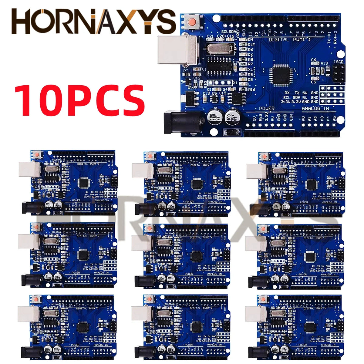 1-10 Uds/alta Calidad UNO R3 (CH340G) MEGA328P Para Arduino UNO R3 + CABLE USB ATMEGA328P-AU Placa De Desarrollo 16Mhz TYPE-C