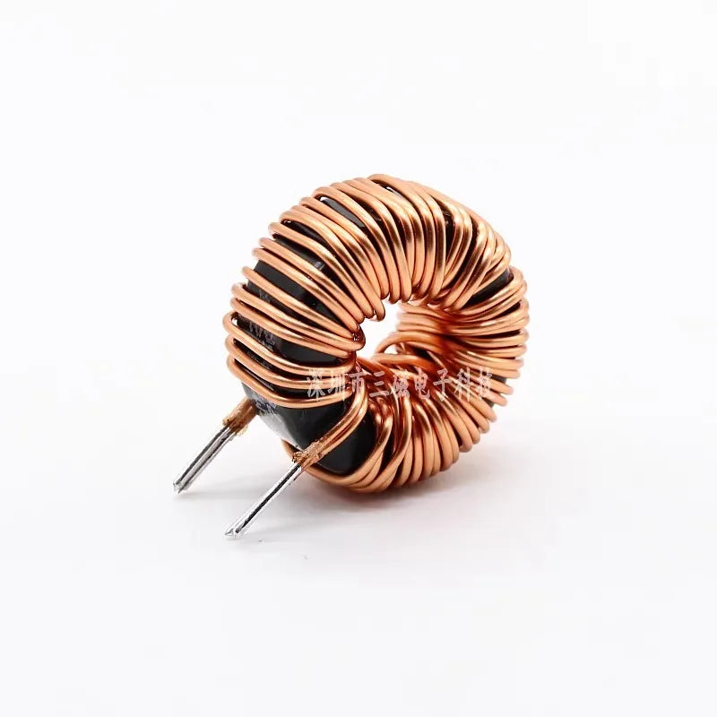 5Pcs Toroid core Inductors 65125 Winding Magnetic Inductance 22uH 33uH 470uH Inductor Iron Gauge Aluminum Magnetic Ring Coil